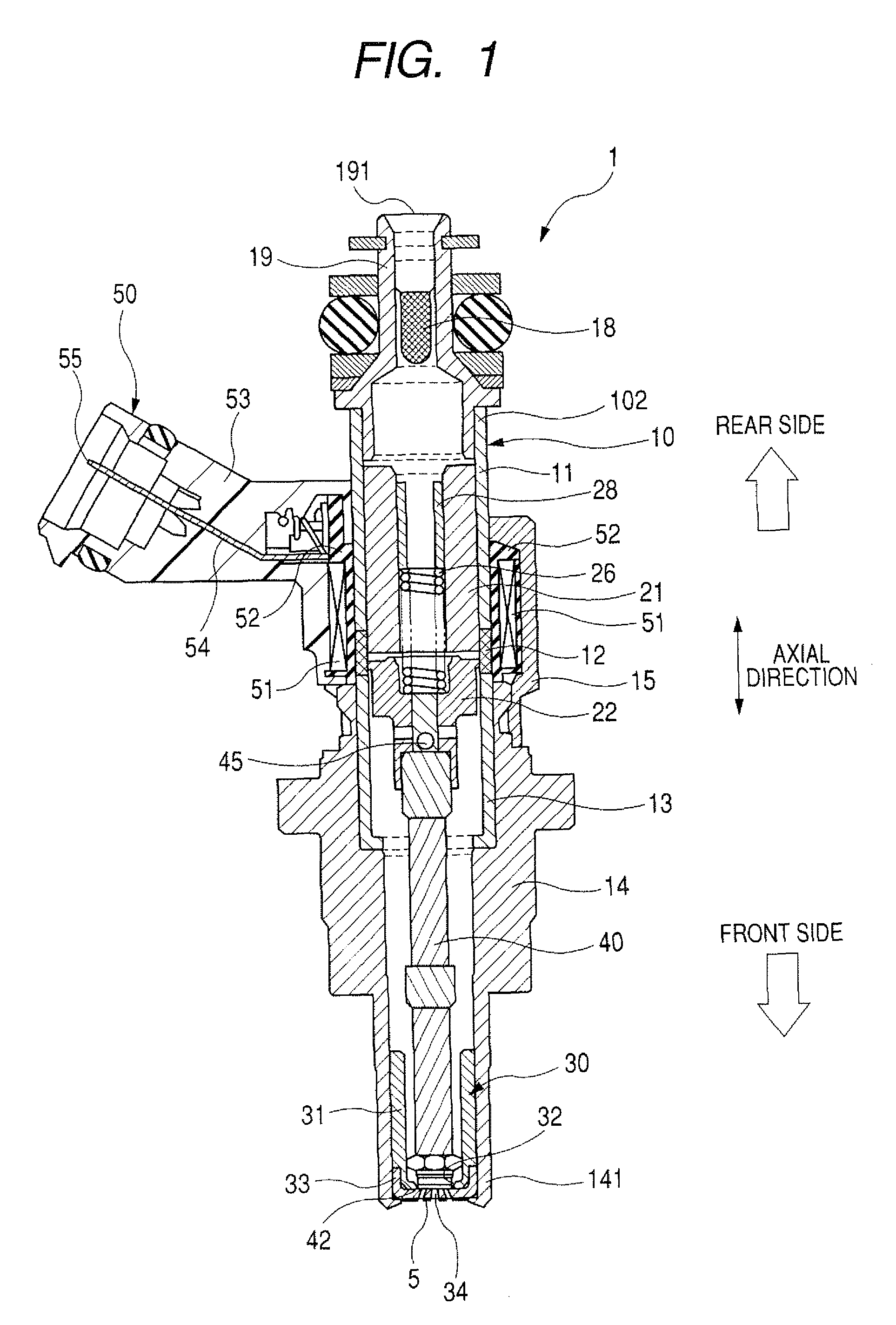 Fuel injection valve for internal combustion engine