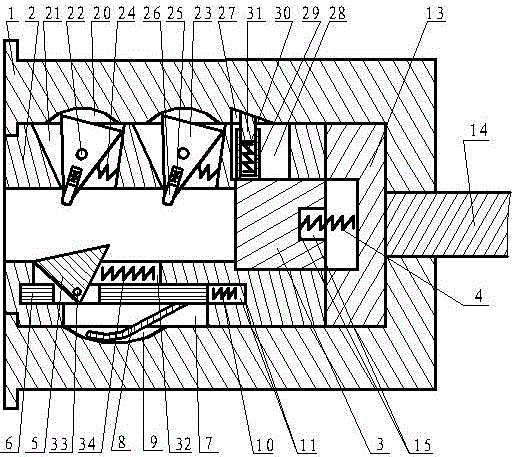 Mechanical antitheft lock with additional side lock