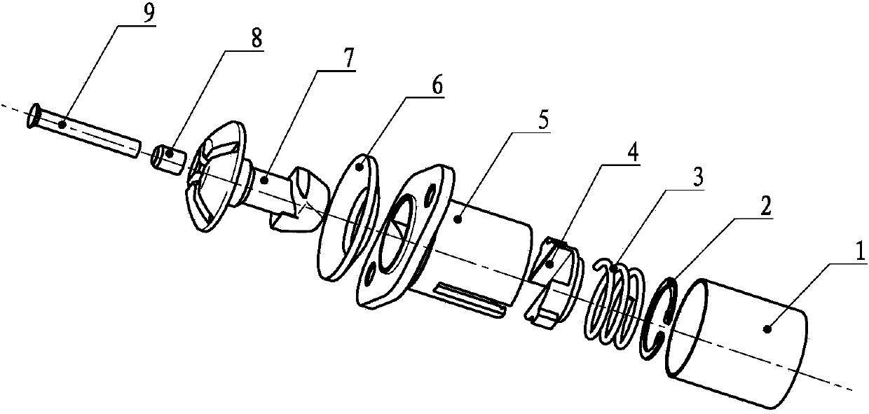 Bearing quick-release lock