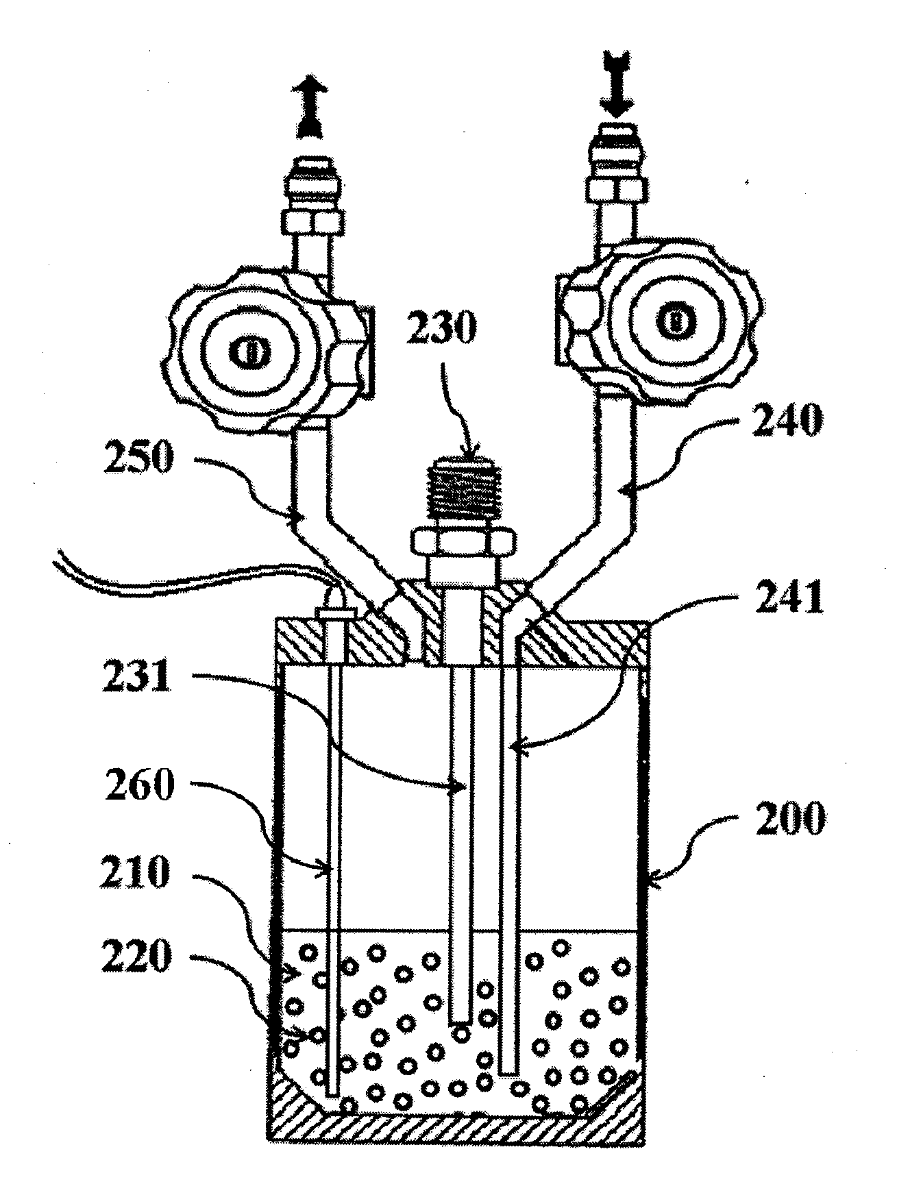 Delivery Equipment for the Solid Precursor Particles