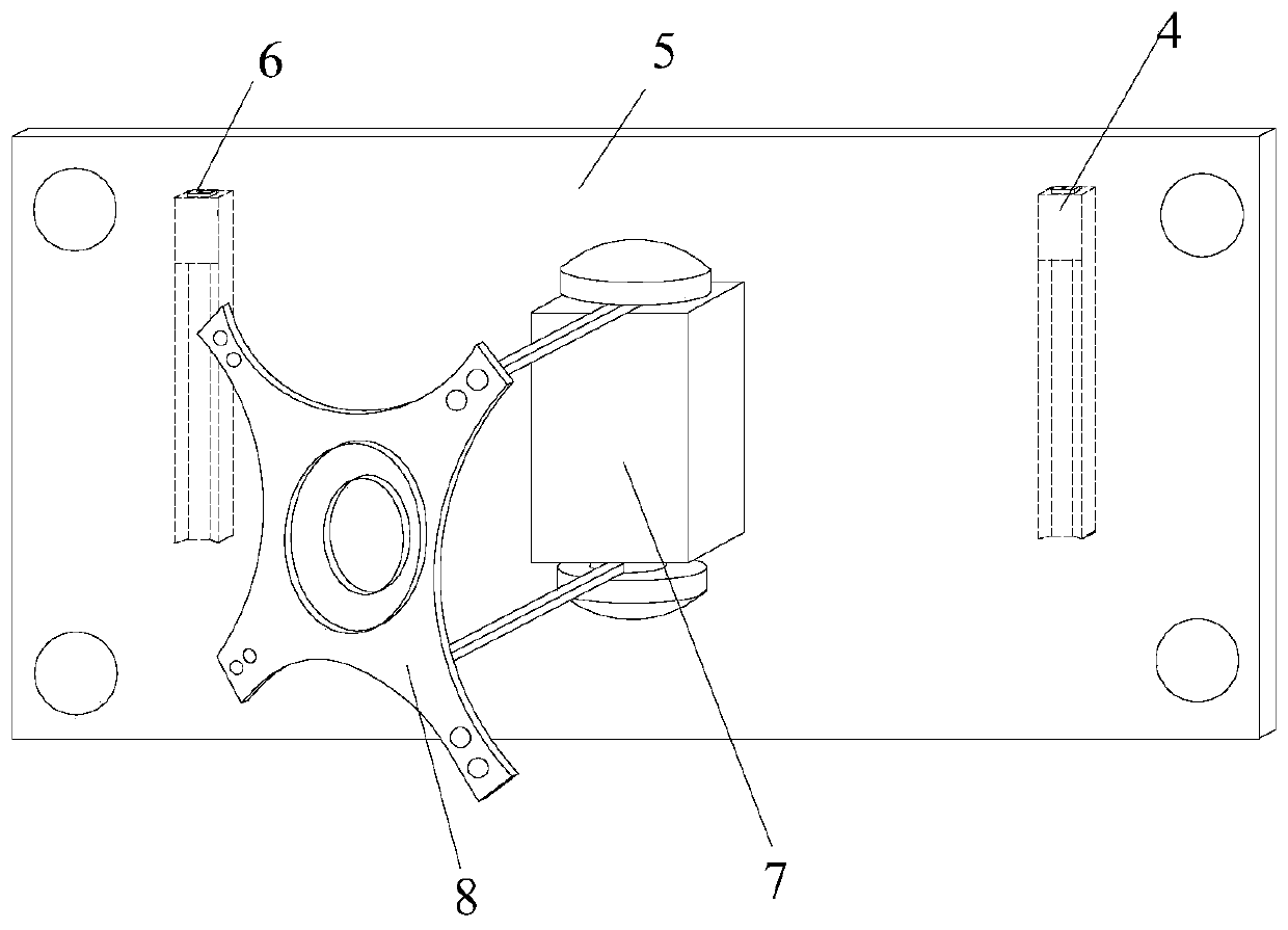 Wall-mounted support for computer display