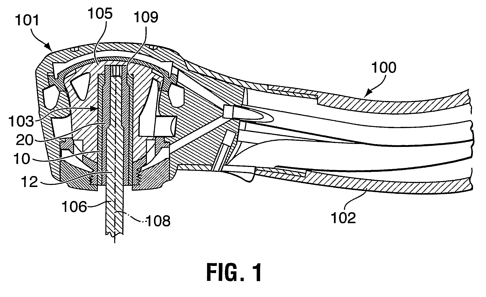 Adjustable dental tool drive arrangement