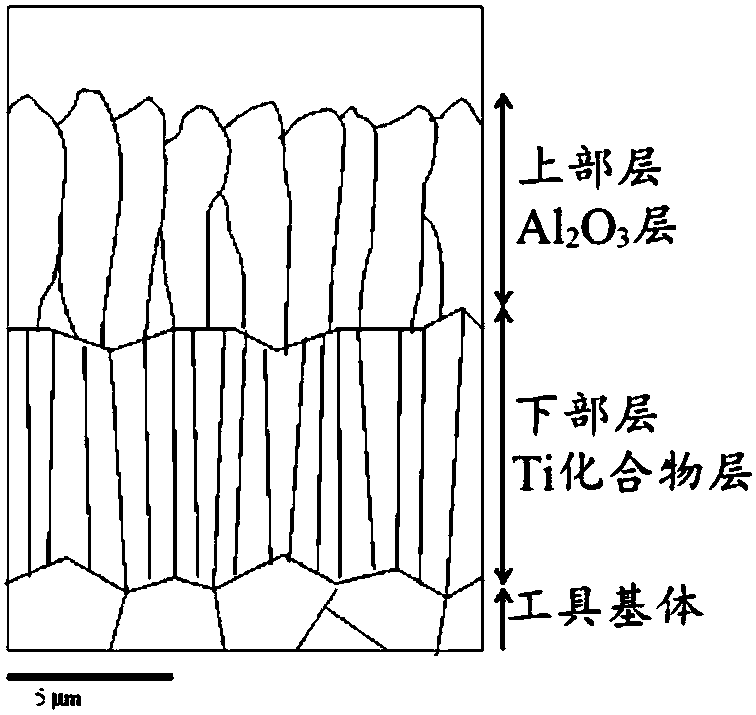 Coated surface cutting tool