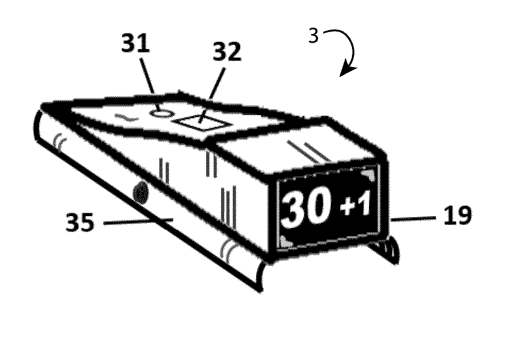 Wireless dual module system for sensing and indicating the ammunition capacity of a firearm magazine