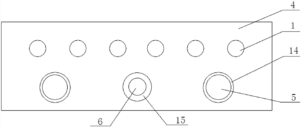 One-time threading device for automatic detection line of mutual inductor