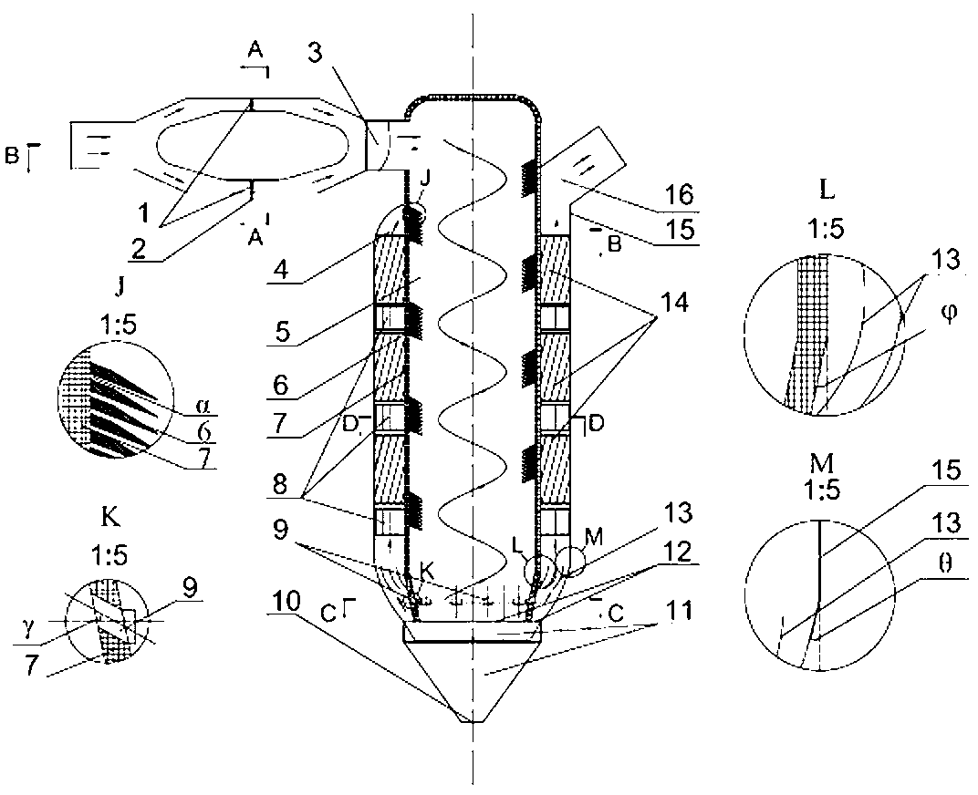 Dedusting-denitrating integrated device