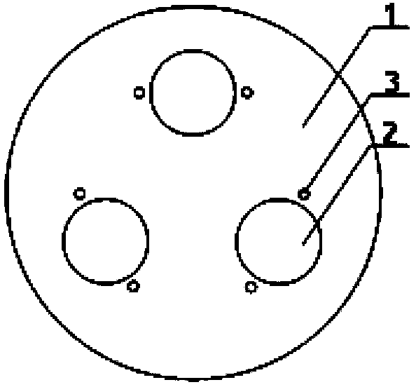 Device for evenly tensioning anchor cable