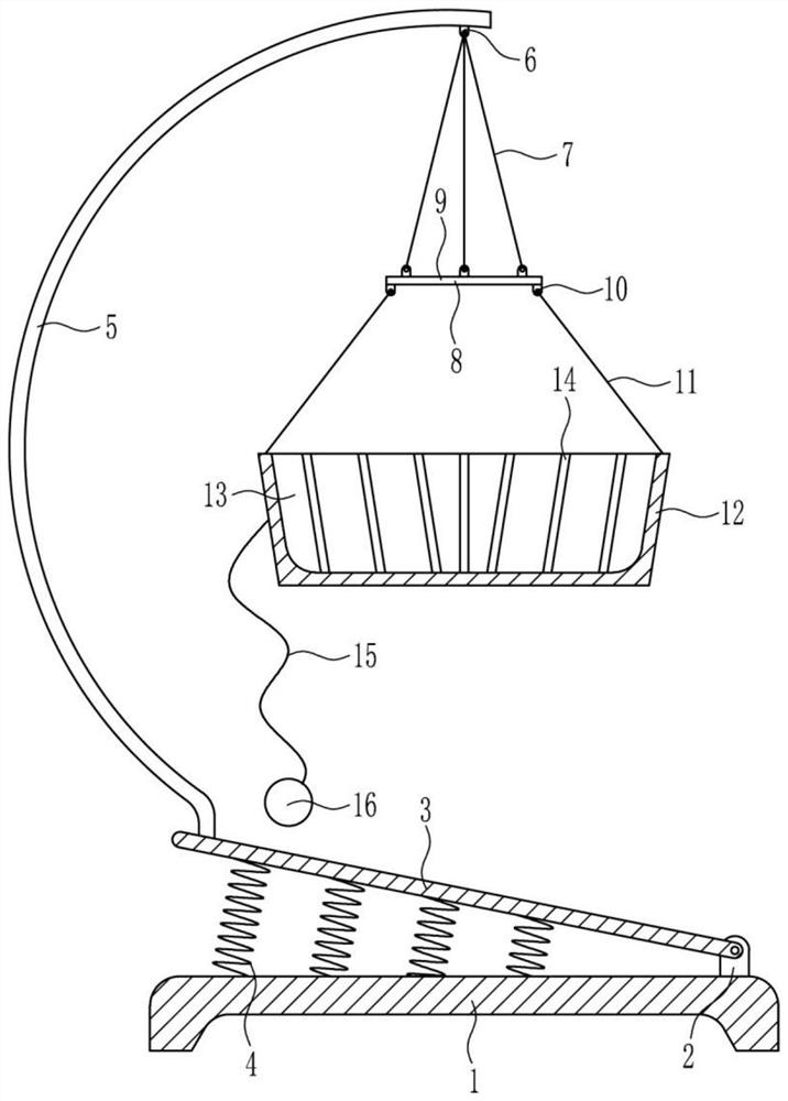 A medical baby hammock