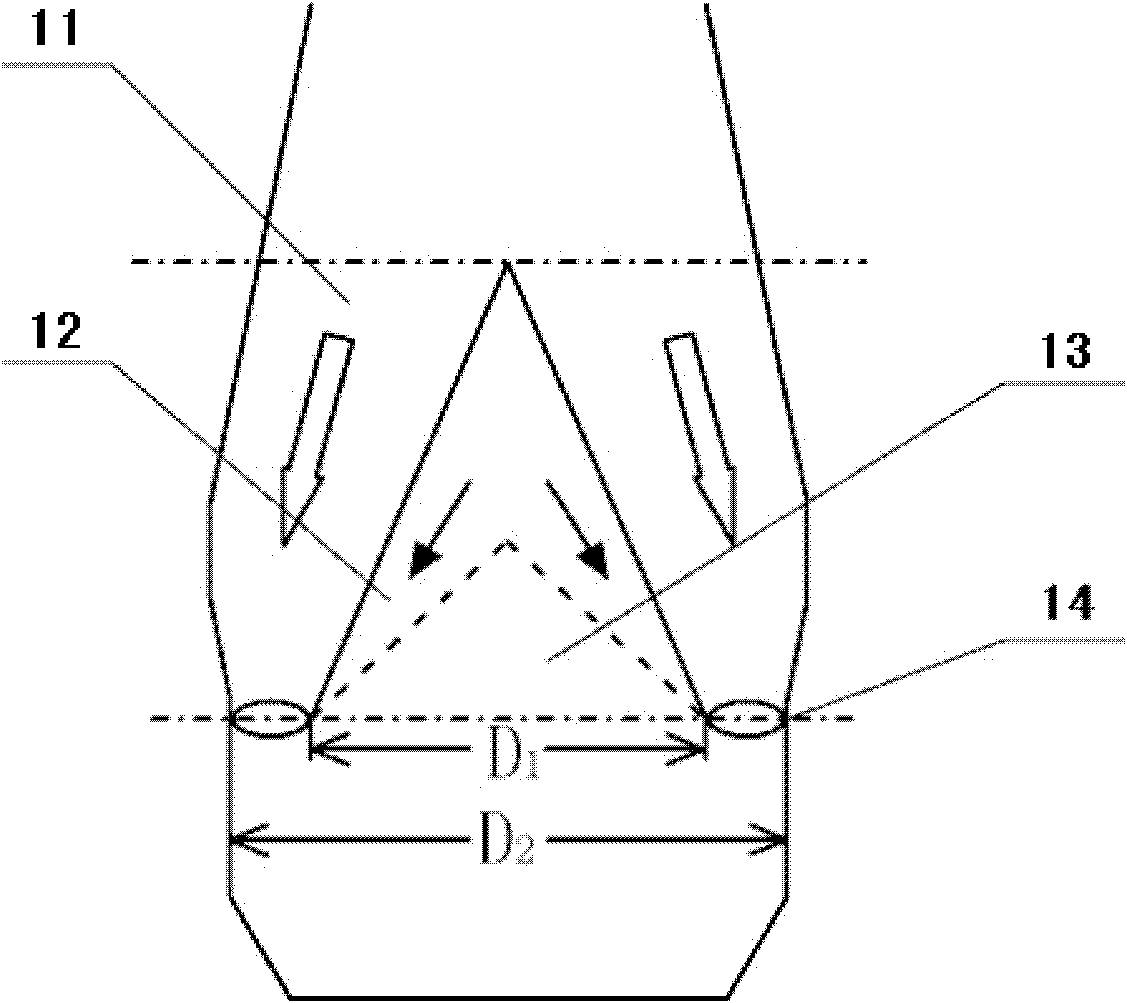 Method for quantitatively evaluating activity of tuyere convolute region