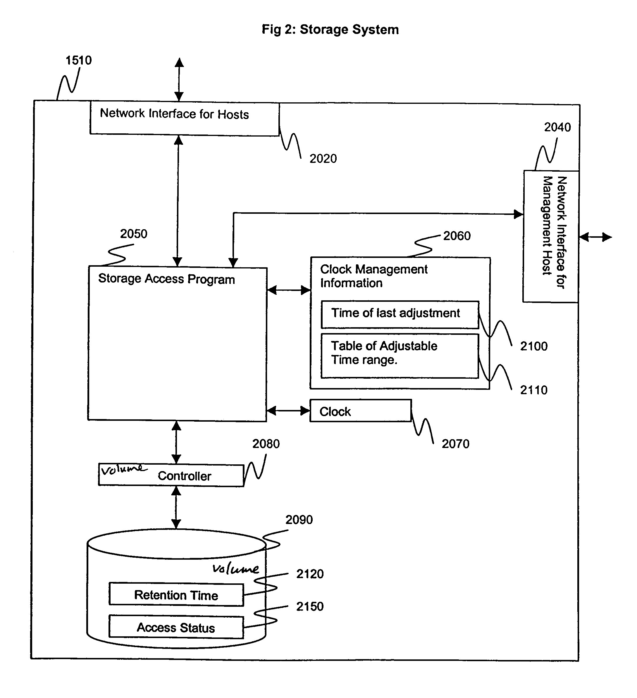 Reasonable clock adjustment for storage system