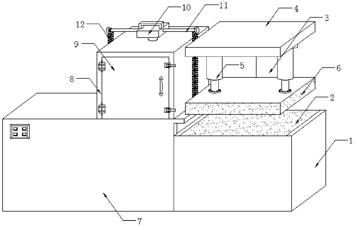 Bamboo hot press processing equipment