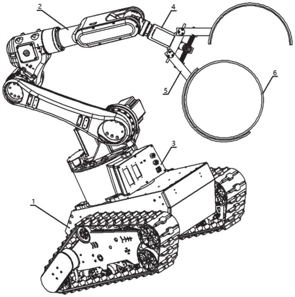 Pipeline leaking stoppage robot and working method