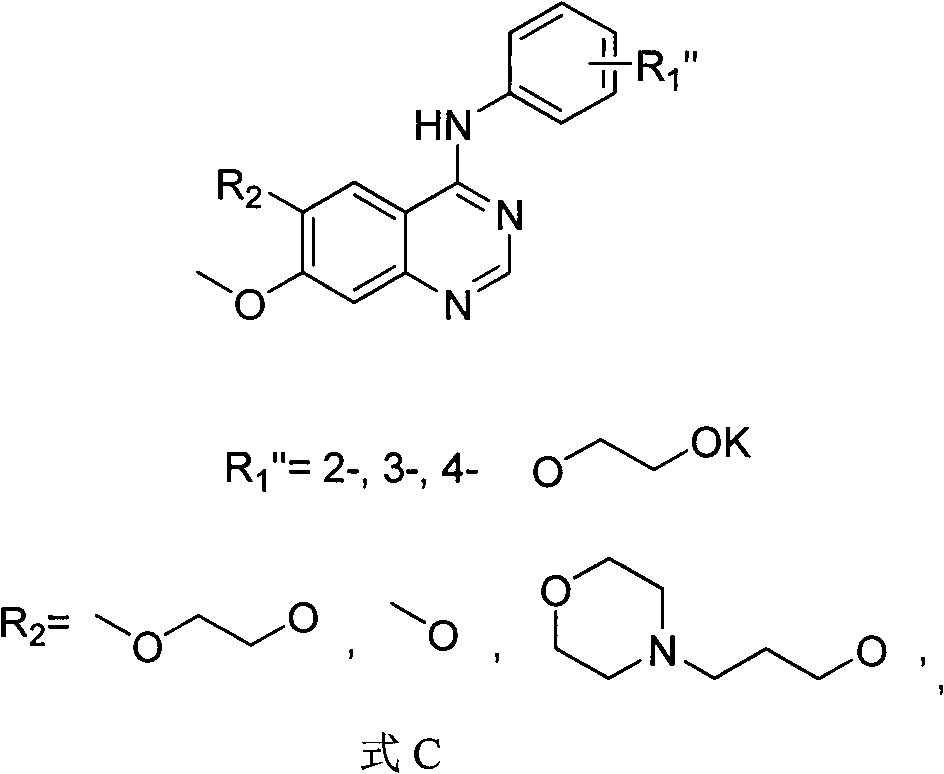 Novel 18f-labeled substituted quinazoline compounds and their preparation methods and tumor pet imaging applications