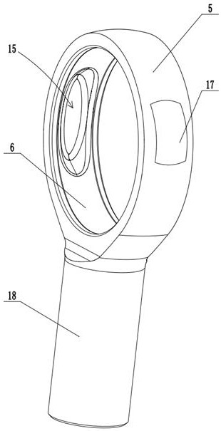 Method and structure for reducing deflection torsional rigidity of multi-layer rod end spherical hinge