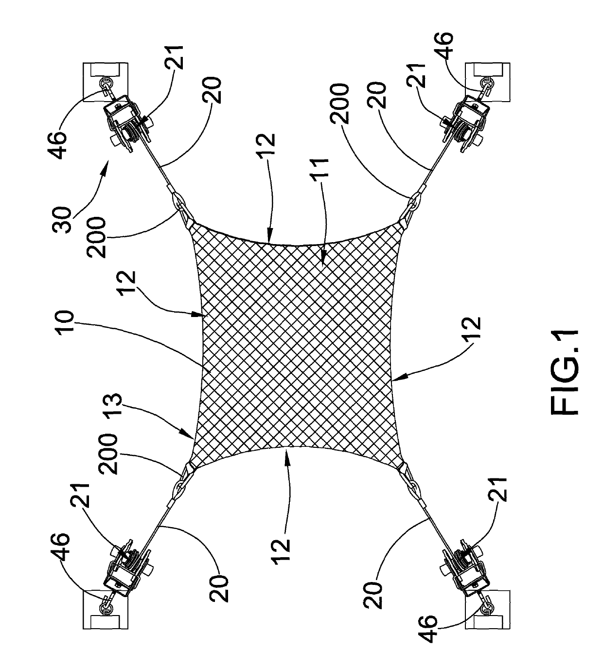 Canopy assembly with fastening arrangement