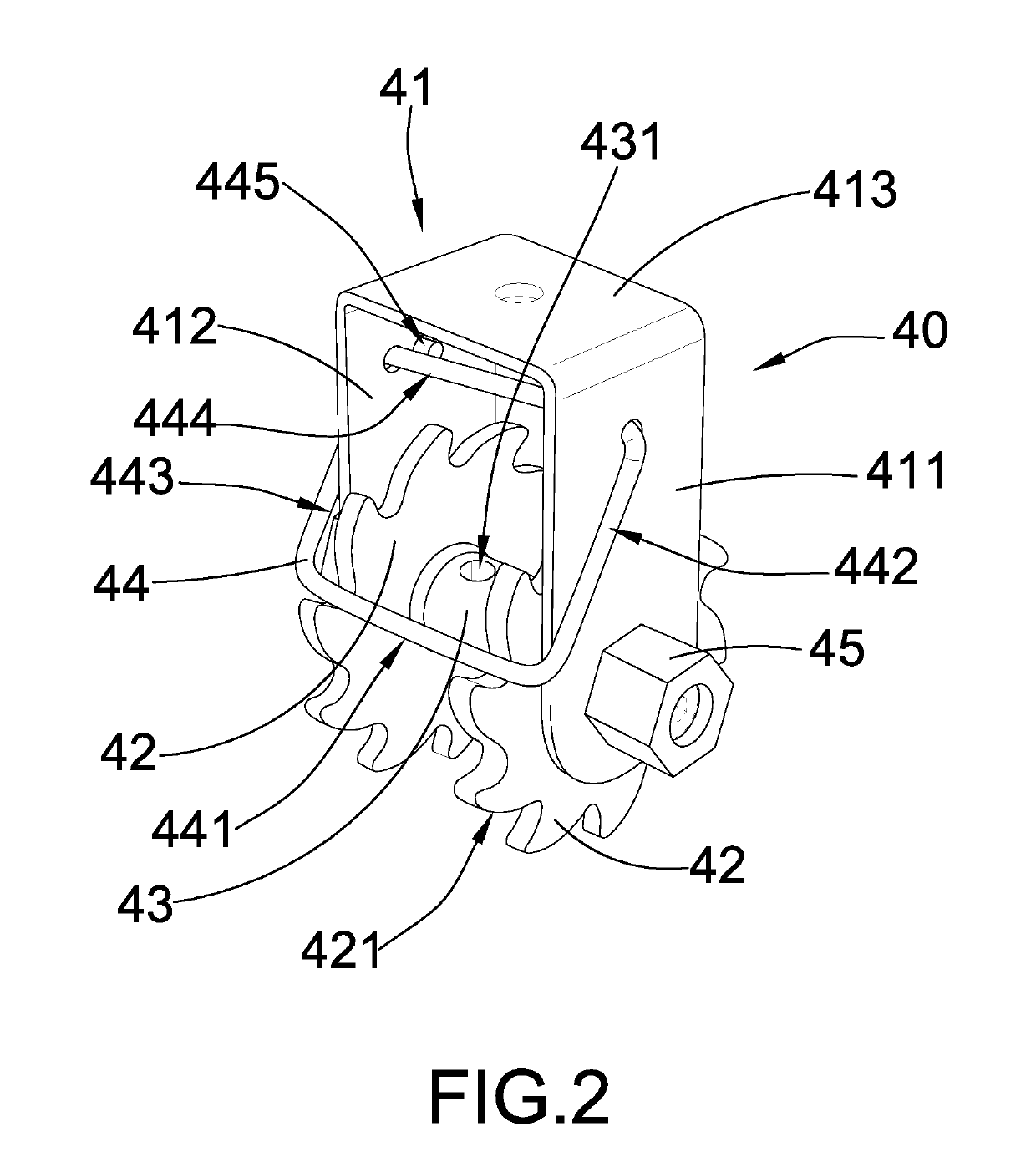 Canopy assembly with fastening arrangement