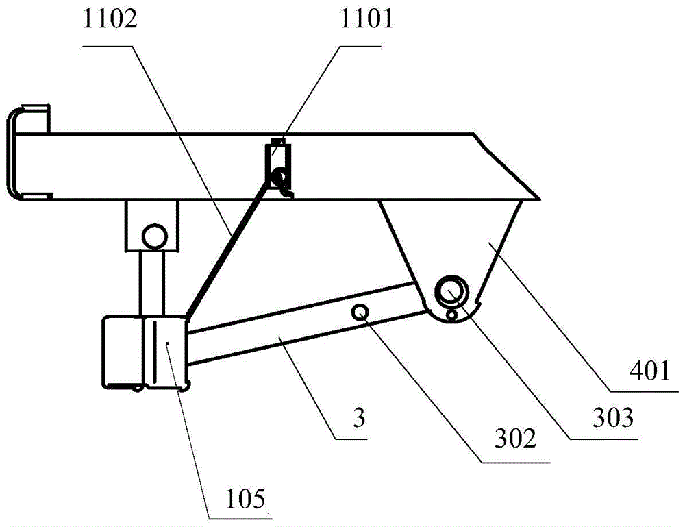 A protective device and a truck crane