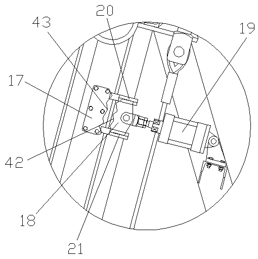 Hopper protection device of bucket elevator mixing station