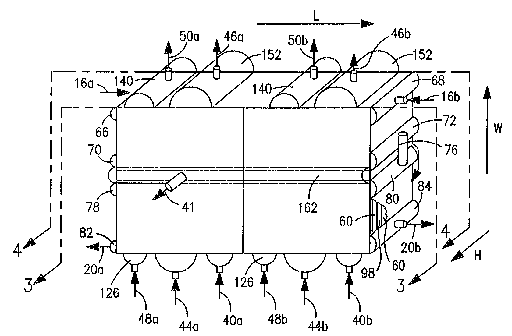 Plate-fin heat exchanger having application to air separation