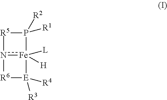 Homogeneous iron catalysts for the conversion of methanol to methyl formate and hydrogen