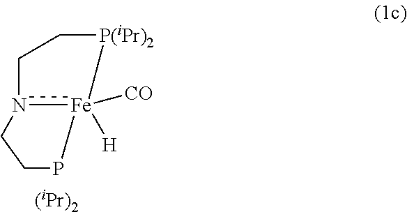 Homogeneous iron catalysts for the conversion of methanol to methyl formate and hydrogen