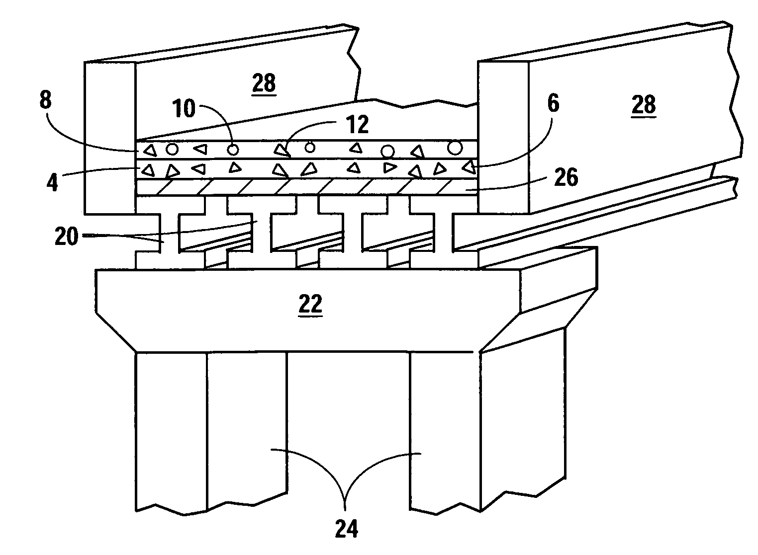 Method and composition for enhancing the insulating properties of a trafficked surface