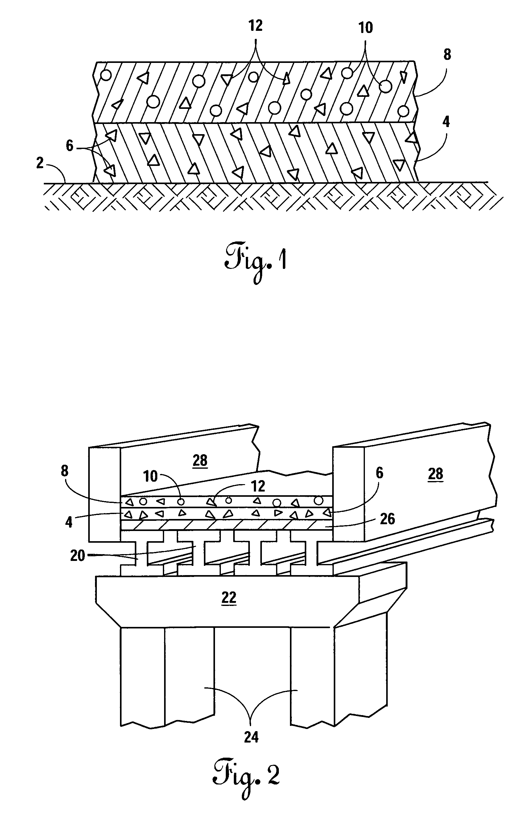 Method and composition for enhancing the insulating properties of a trafficked surface