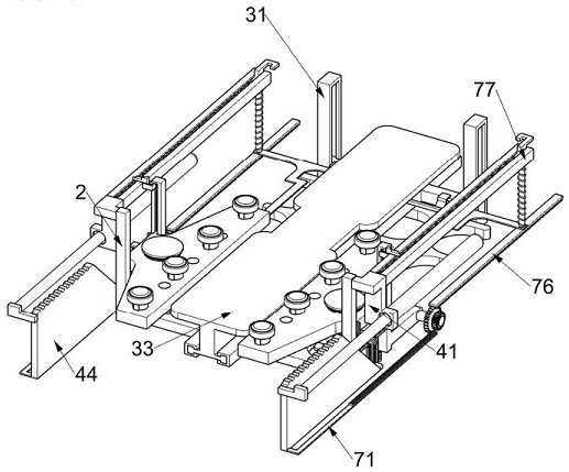 Electric logistics vehicle battery quick-changing device