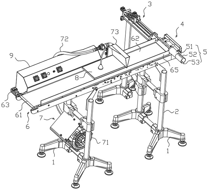 Trousers packing equipment