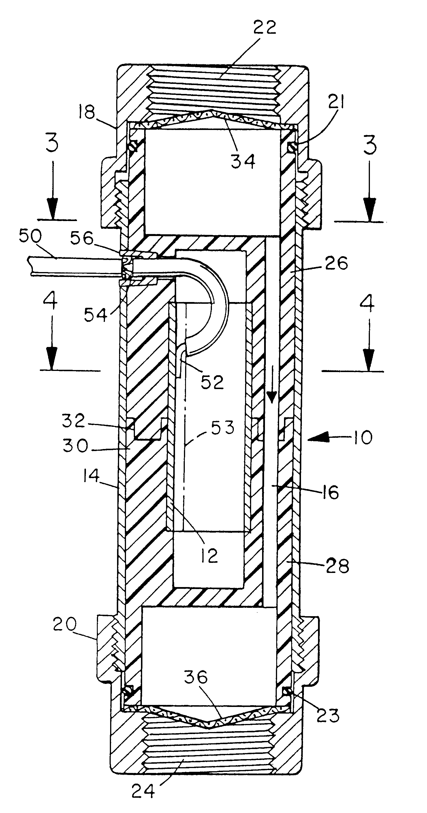 Volume charge density measuring system