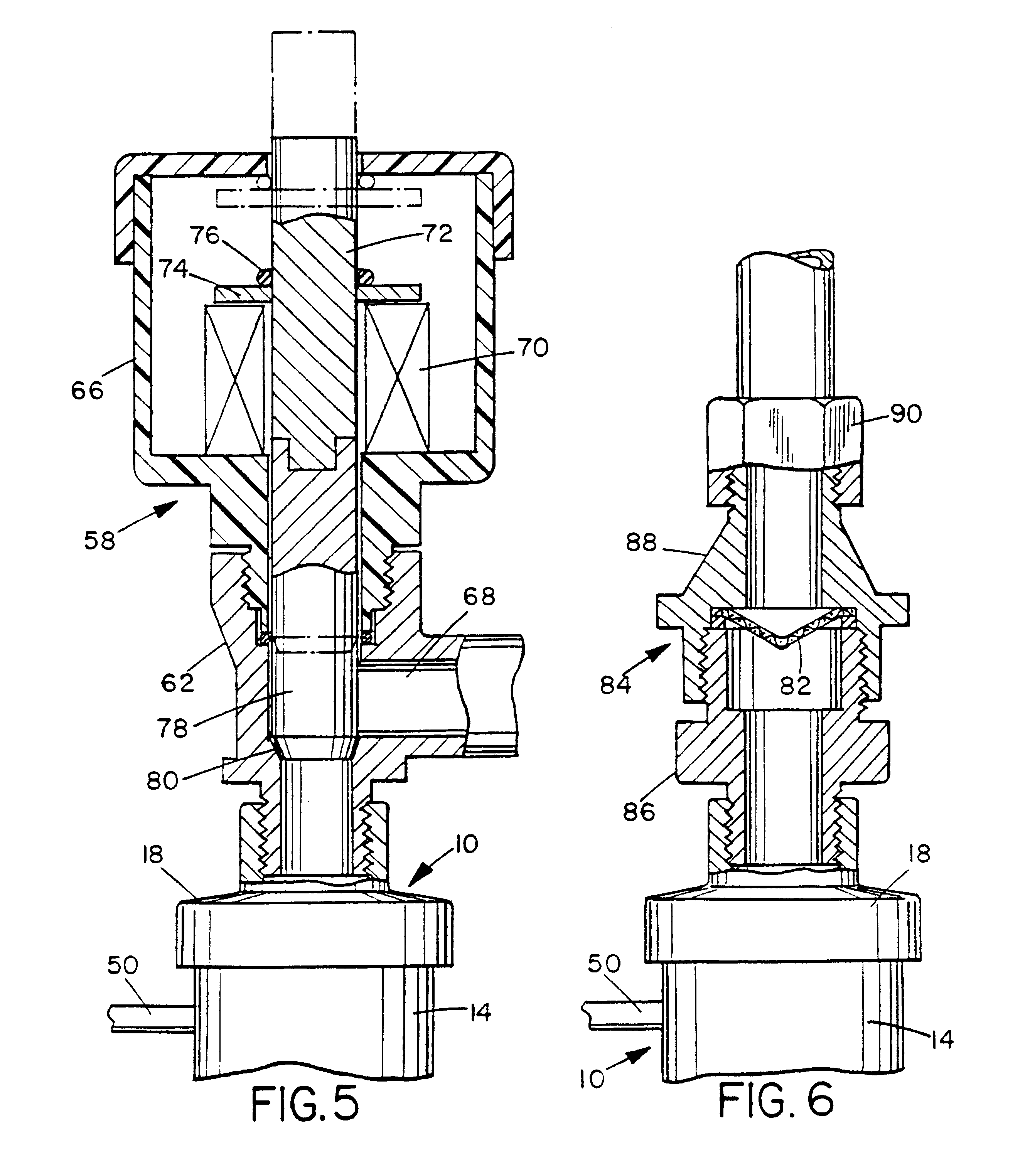 Volume charge density measuring system