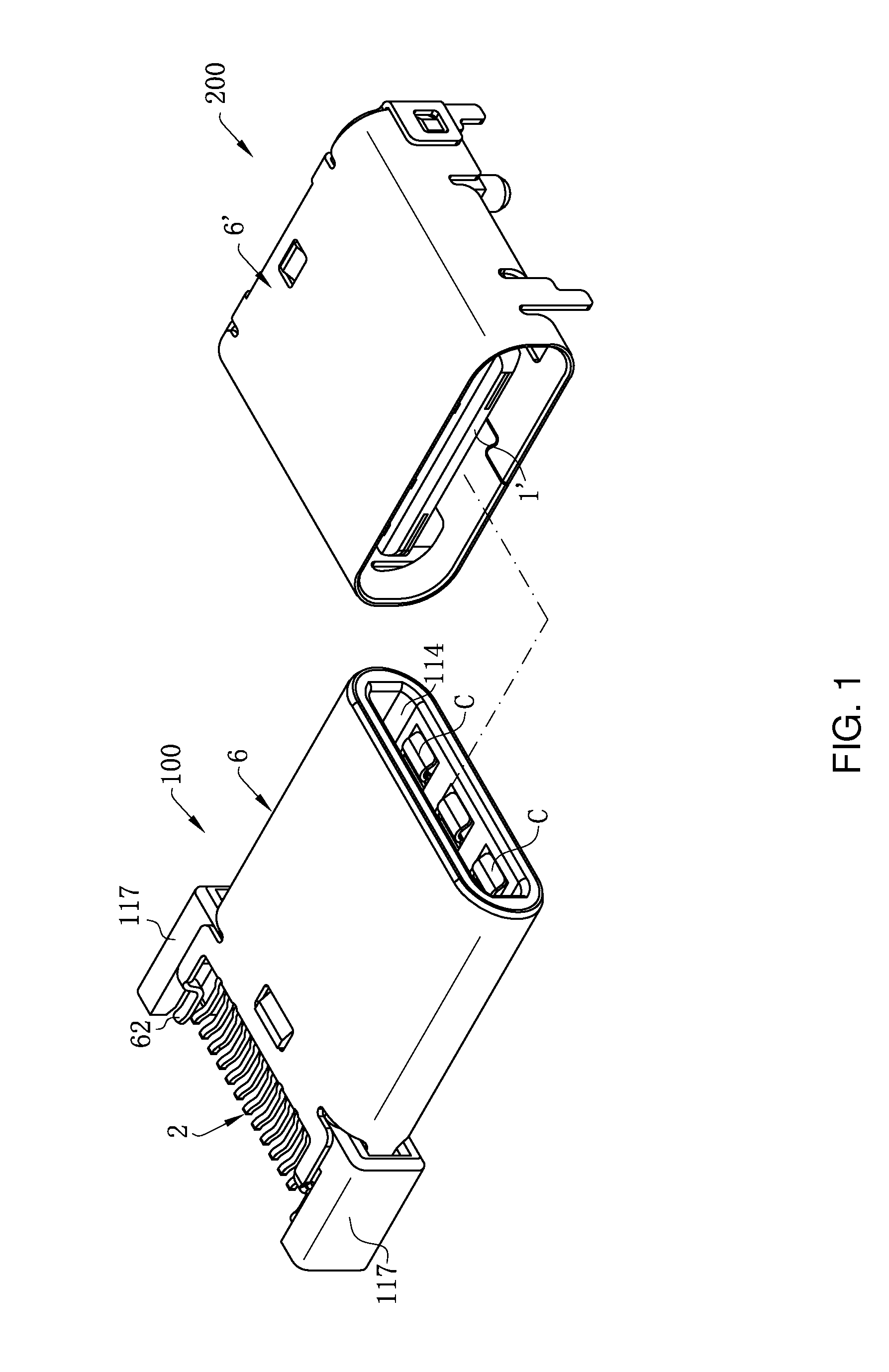 Mating connector