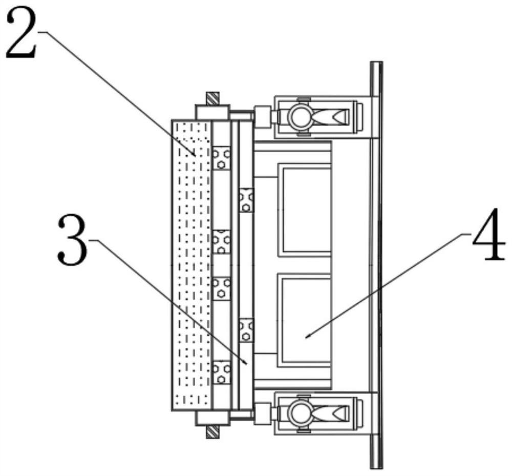 Equipment for avoiding transmission interruption caused by external force collision for computer maintenance