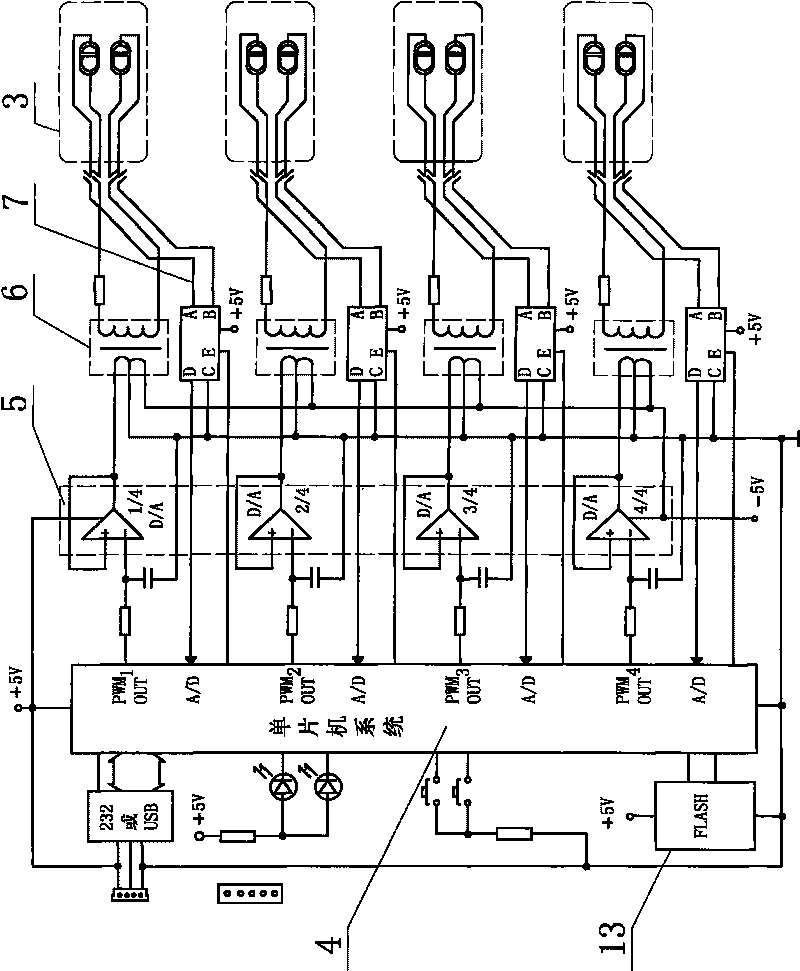 Massage device and massage method combining software and hardware integrated with home computer