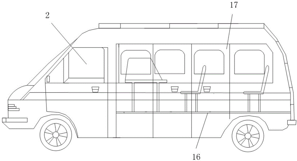 Vehicle-mounted movable detecting system for computed tomography