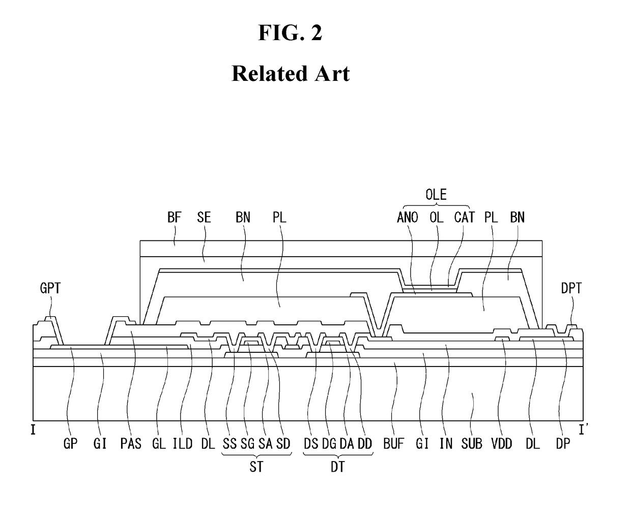 Flexible organic light emitting diode display having edge bending structure