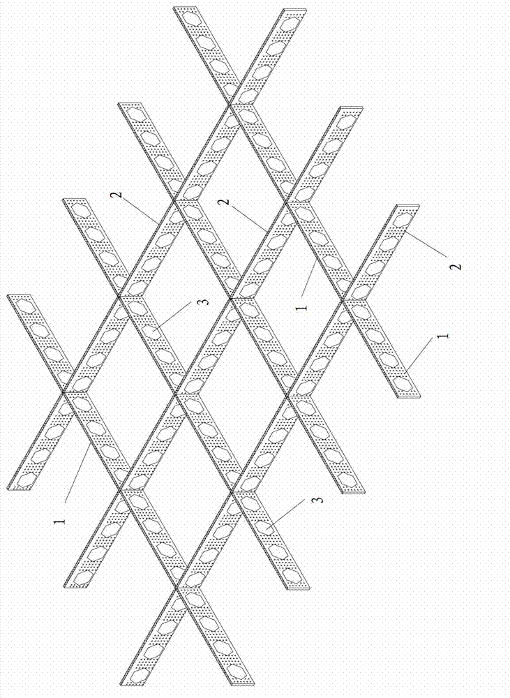 Multifunctional three-dimensional grid for asphalt mixture