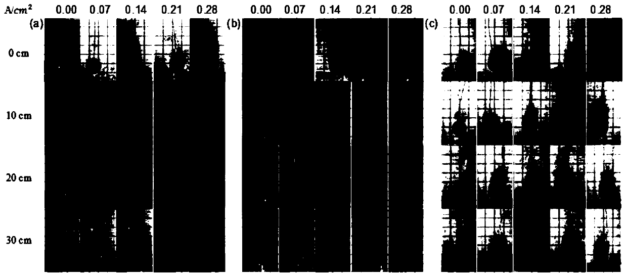 An electrolysis device and its application in microbubble drag reduction technology