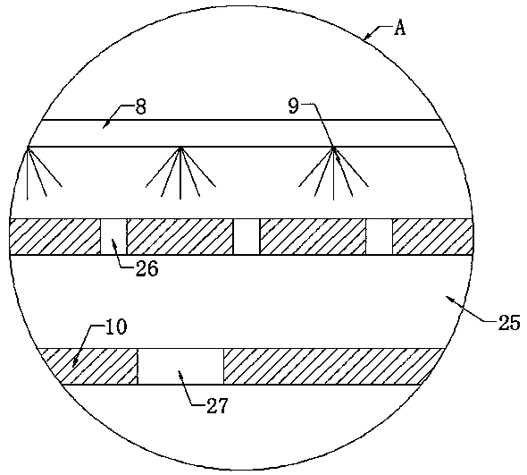 Uniform sizing and shaping equipment for textile yarns