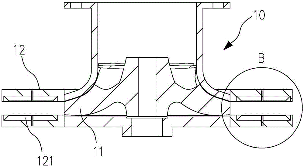 Stability extension system for vaneless diffuser of centrifugal compressor