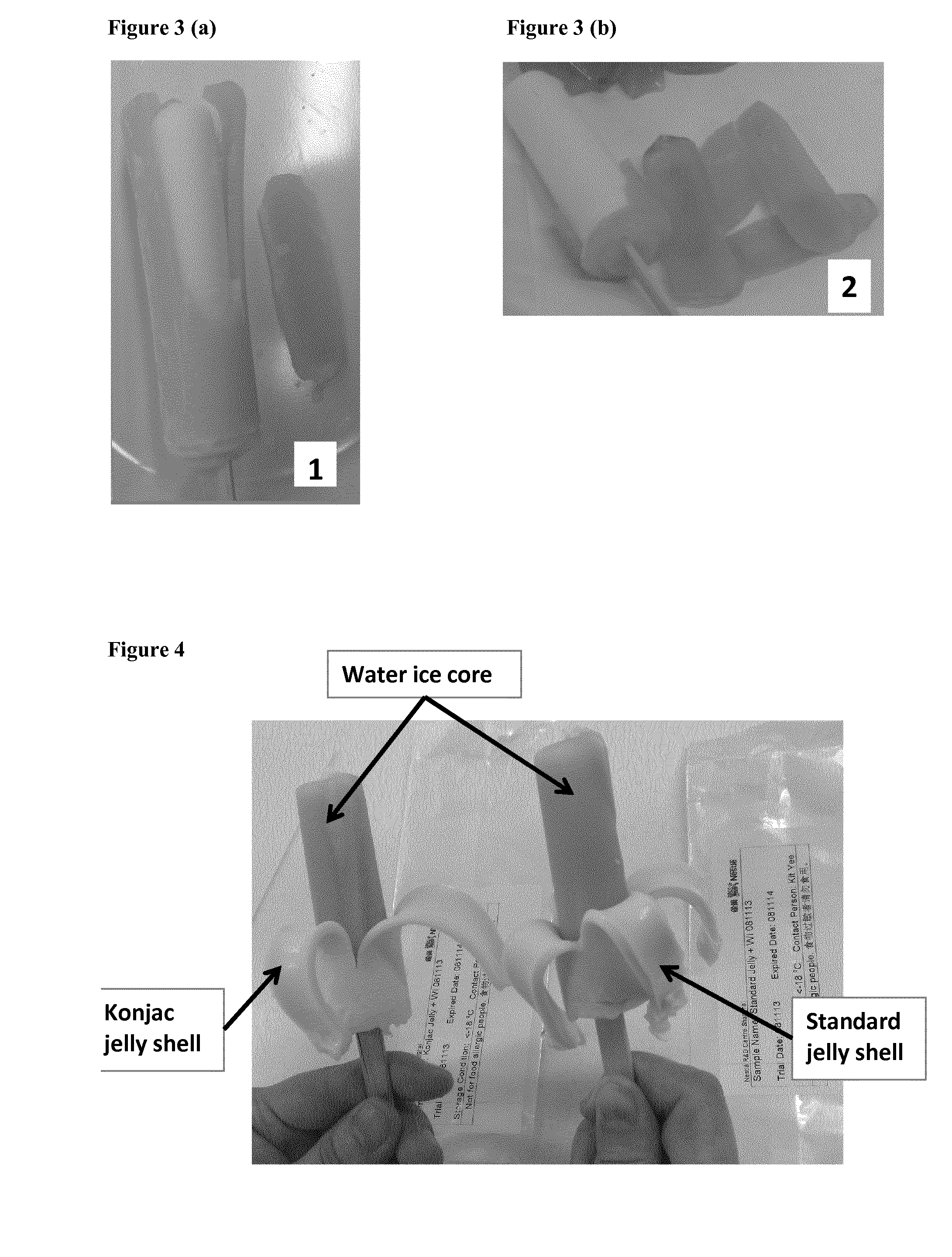 Frozen confectionery product with an easy peelable gel coating and a method for manufacturing same