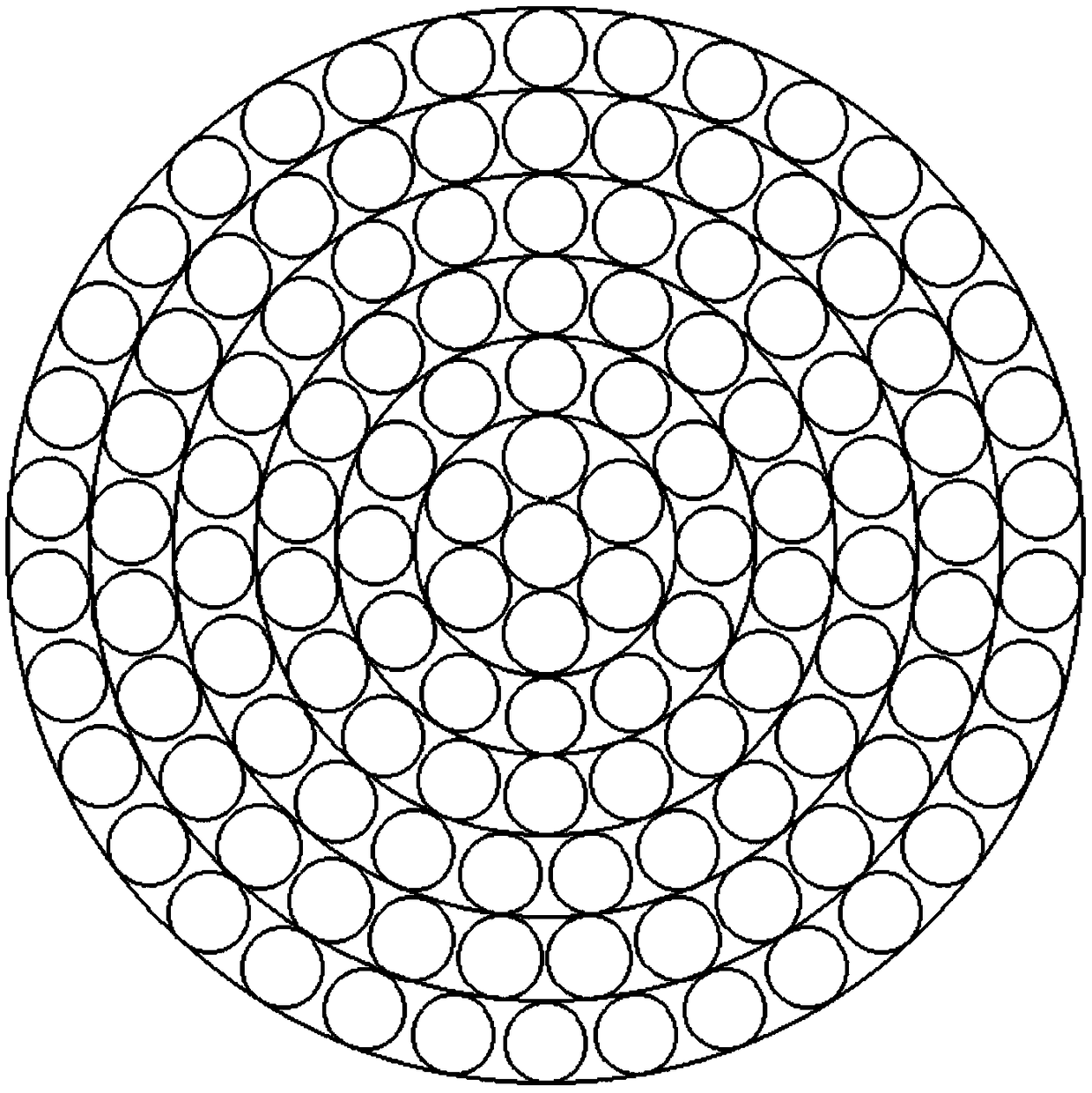 A design method of submarine cable conductor with circular monofilament compact structure