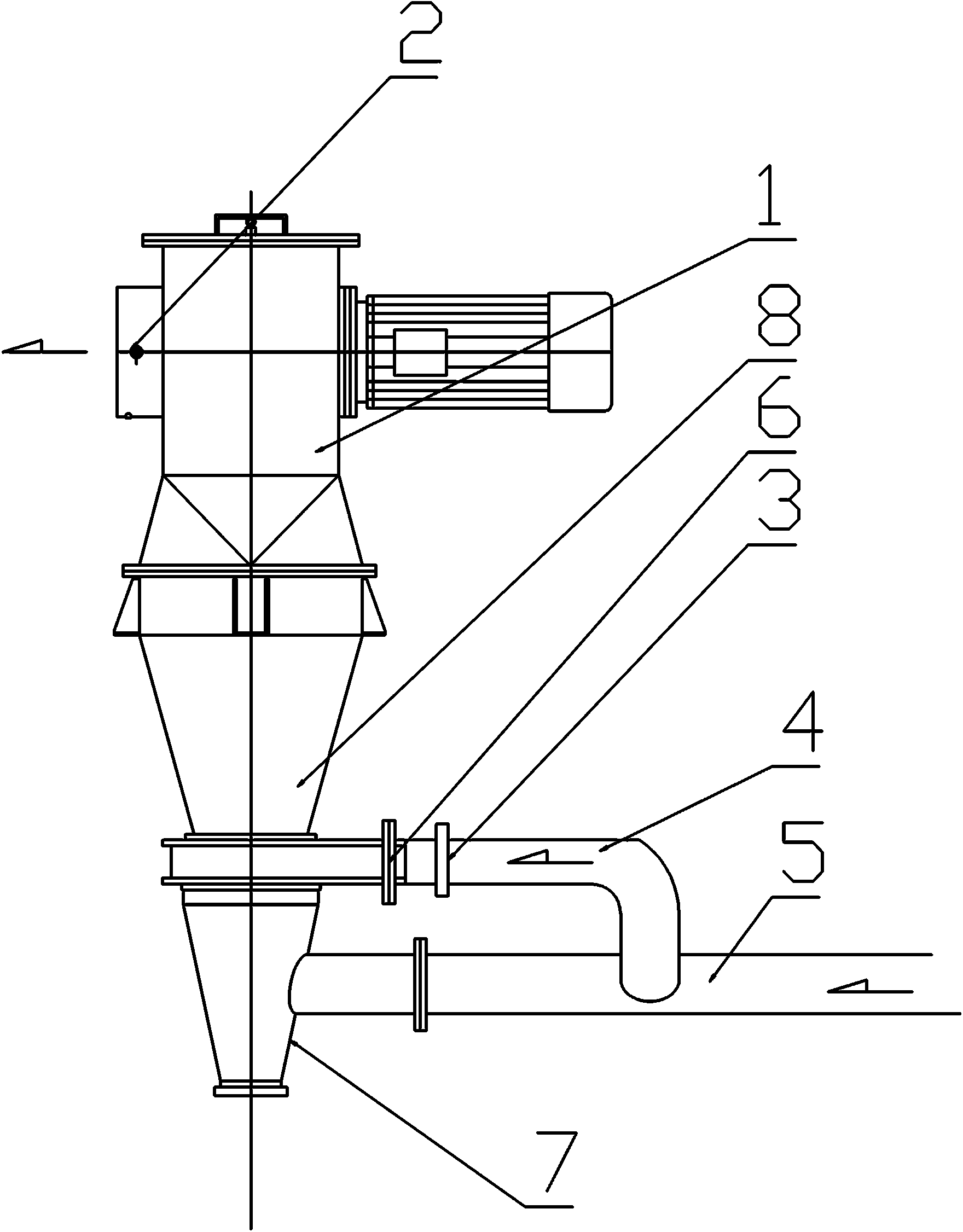 Spherical graphite superfine classifier