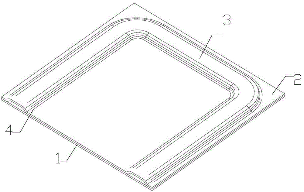 Liquid-cooled plate for battery, preparation method of liquid-cooled plate, battery module, battery pack and electric vehicle