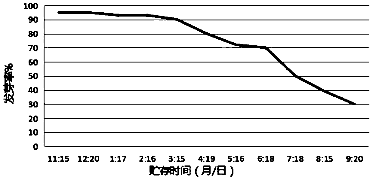 Treatment method, artificial planting and wild tending method of gentiana dahurica seeds