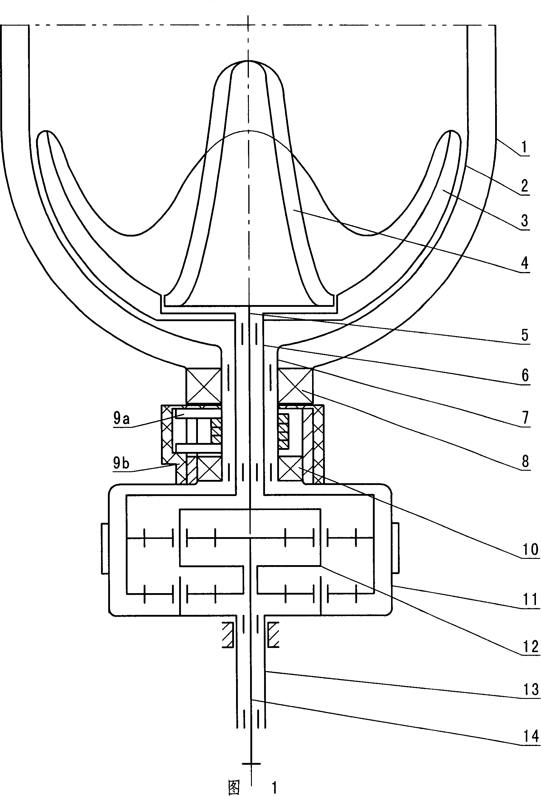 Full-automatic deceleration clutch and washing machine thereof