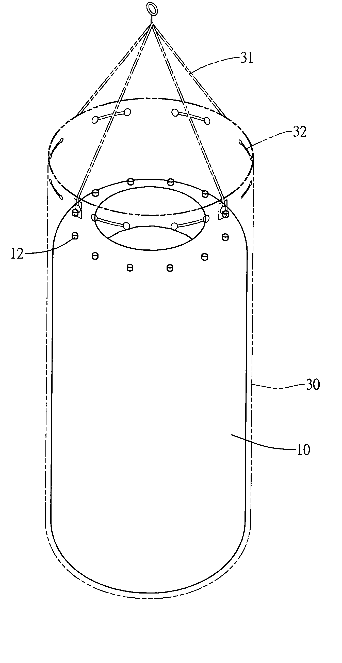 Adjustable punching bag