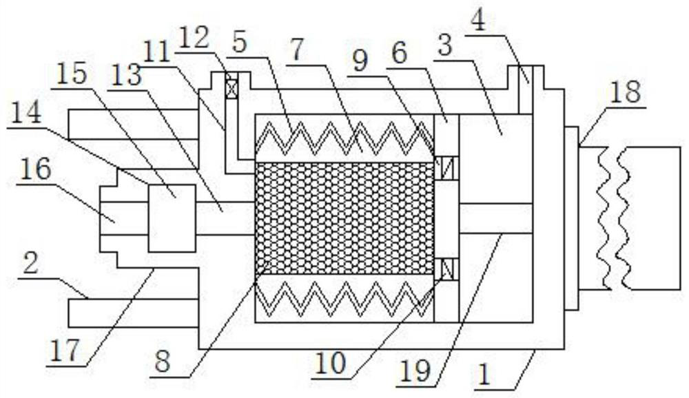 Liquid neutralization treatment device for industrial waste gas