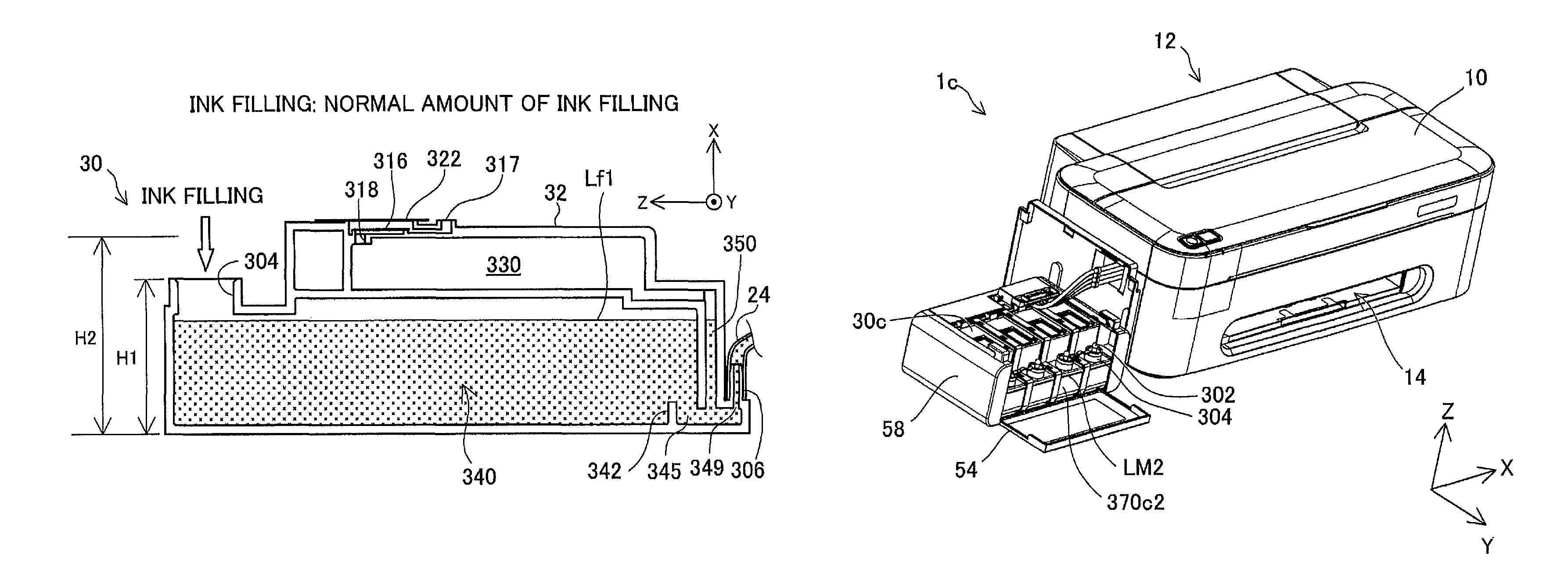 Liquid container and liquid ejection system