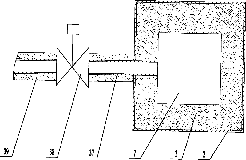 Preheating catalytic-oxidation device with burner starting for coal mine ventilation air methane